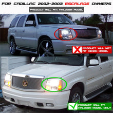 Load image into Gallery viewer, Spyder Cadillac Escalade 02-06 Projector Halogen Model- LED Halo DRL Smke PRO-YD-CE02-DRL-SM
