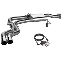 Load image into Gallery viewer, QTP 15-18 Ford F-150 CC/EC Standard Bed 304SS Screamer Cat-Back Exhaust w/3in Tips
