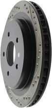 Load image into Gallery viewer, StopTech 97-10 Chevy Corvette Slotted &amp; Drilled Rear Left Rotor
