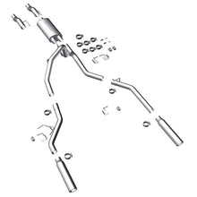 Load image into Gallery viewer, MagnaFlow 11 Ford F-150 3.7L/5.0L/6.2L SS Catback Exhaust Dual Split Rear Exit w/ 3.5in SS Tips
