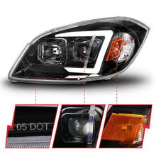 Load image into Gallery viewer, ANZO 05-10 Chevrolet Cobalt / 07-10 Pontiac G5 LED Projector Headlights w/ Seq Black Housing
