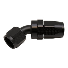 Load image into Gallery viewer, DeatschWerks 8AN Female Swivel 45-Degree Hose End CPE - Anodized Matte Black
