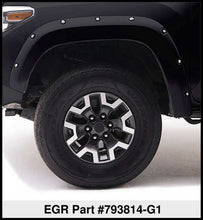Load image into Gallery viewer, EGR 11-15 Ford Super Duty Bolt-On Look Color Match Fender Flares - Set - Carbon Black
