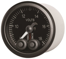Load image into Gallery viewer, Autometer Stack 52mm 8-18V Pro-Control Battery Voltage Gauge -Black
