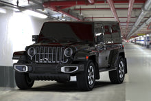 Load image into Gallery viewer, Rally Armor 18-22 Jeep JL Wrangler Black UR Mud Flap w/ Blue Logo

