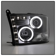 Load image into Gallery viewer, Spyder Dodge Ram 1500 09-14 Projector Headlights Halogen- CCFL Halo LED - Blk PRO-YD-DR09-CCFL-BK
