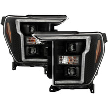 Load image into Gallery viewer, Spyder Signature 20-21 Ford F150 (Halogen Model) Proj. Headlights - Black (PRO-YD-FF15021HALSI-BK)

