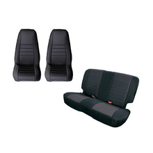 Load image into Gallery viewer, Rugged Ridge Seat Cover Kit Black 80-90 Jeep CJ/YJ
