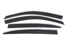Load image into Gallery viewer, AVS 13-17 Honda Accord Ventvisor Low Profile Deflectors 4pc - Smoke w/Chrome Trim
