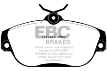Load image into Gallery viewer, EBC 91-93 Volvo 740 2.3 (ABS) (Girling) Ultimax2 Front Brake Pads
