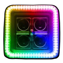 Load image into Gallery viewer, Oracle Off-Road 3in W Square Spotlight with Halo - ColorSHIFT
