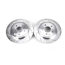 Load image into Gallery viewer, Power Stop 05-08 Ford Escape Rear Evolution Drilled &amp; Slotted Rotors - Pair
