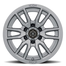 Load image into Gallery viewer, ICON Vector 6 17x8.5 6x120 0mm Offset 4.75in BS 67mm Bore Titanium Wheel
