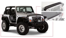 Load image into Gallery viewer, Bushwacker 07-18 Jeep Wrangler Trail Armor Hood and Tailgate Protector Excl Power Dome Hood - Black
