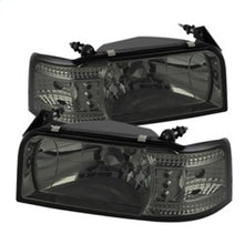 Load image into Gallery viewer, Spyder Ford F150 92-96/Ford Bronco 92-96 1PC LED ( LEDs)Crystal Headlights Smke HD-YD-FB92-1PC-SM
