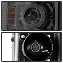 Load image into Gallery viewer, Spyder Chevy Silverado 14-16 2500 HD Projector Headlights Light Bar DRL Smke PRO-YD-CSHD14-LBDRL-SM
