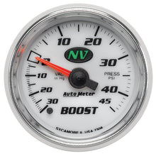 Load image into Gallery viewer, Autometer 52mm Mechanical 30 In Hg-Vac/45 PSI Vacuum / Boost Gauge
