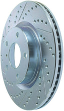 Load image into Gallery viewer, StopTech Select Sport Nissan Slotted and Drilled Right Front Rotor
