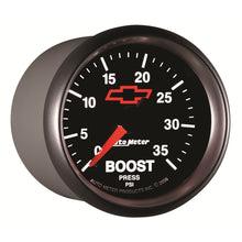 Load image into Gallery viewer, Autometer GM Bowtie Black 2-1/16 Fuel Level, 0-90 , Air-Core 8-18V
