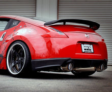 Load image into Gallery viewer, HKS 09+ 370z Dual Hi-Power Titanium Tip Catback Exhaust (requires removal of emissions canister shie
