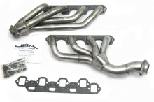 Load image into Gallery viewer, JBA 65-73 Ford Mustang 351W SBF w/T-5/Cable Clutch 1-5/8in Primary Raw 409SS Mid Length Header

