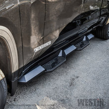 Load image into Gallery viewer, Westin 19-22 Chevrolet Silverado 1500 DC HDX Xtreme Nerf Step Bars - Tex. Blk
