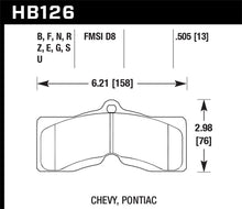Load image into Gallery viewer, Hawk 65-82 Chevrolet Corvette Blue 9012 Race Front/Rear Brake Pads
