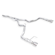 Load image into Gallery viewer, Stainless Works 2015-16 Mustang 2-1/2in Catback Retro Chambered Mufflers Factory Connection

