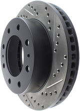 Load image into Gallery viewer, StopTech 01-09 Chevrolet Silverado 2500HD 3500 Front Left Slotted &amp; Drilled Rotor

