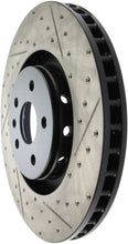 Load image into Gallery viewer, StopTech Drilled &amp; Slotted Left Sport Brake Rotor for 2009 Cadillac CTS-V
