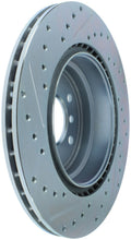 Load image into Gallery viewer, StopTech Select Sport 07-13 BMW 335i Slotted &amp; Drilled Vented Left Rear Brake Rotor
