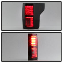 Load image into Gallery viewer, Spyder Ford F150 2015-2017 Light Bar LED Tail Lights - Black Smoke ALT-YD-FF15015-LBLED-BSM
