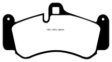 Load image into Gallery viewer, EBC 01-03 Porsche 911 (996) (Cast Iron Rotor only) 3.6 Twin Turbo GT2 Redstuff Front Brake Pads
