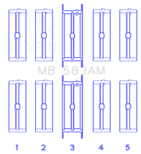 Load image into Gallery viewer, King Ford 239/256/272/292 (Size .030) Crankshaft Main Bearing Set
