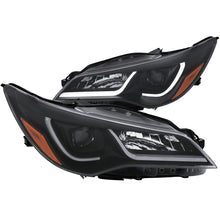 Load image into Gallery viewer, ANZO Projector Headlights With Plank Style Design Black w/Amber 15-16 Toyota Camry (4DR)
