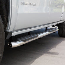 Load image into Gallery viewer, Westin 2014-2018 Chevy Silverado 1500 Crew Cab PRO TRAXX 5 Oval Nerf Step Bars - SS

