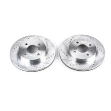 Load image into Gallery viewer, Power Stop 91-92 Saturn SC Front Evolution Drilled &amp; Slotted Rotors - Pair
