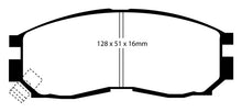 Load image into Gallery viewer, EBC 95-99 Chrysler Sebring Coupe 2.0 Redstuff Front Brake Pads
