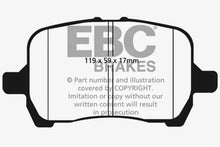 Load image into Gallery viewer, EBC 04-06 Chevrolet Cobalt 2.0 Supercharged Redstuff Front Brake Pads
