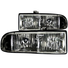 Load image into Gallery viewer, ANZO 1998-2005 Chevrolet S-10 Crystal Headlights Black

