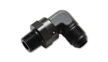 Load image into Gallery viewer, Vibrant -8AN to 1/4in NPT Male Swivel 90 Degree Adapter Fitting
