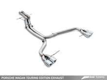 Load image into Gallery viewer, AWE Tuning Porsche Macan Touring Edition Exhaust System - Diamond Black 102mm Tips
