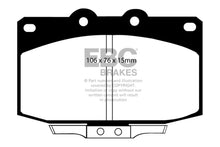 Load image into Gallery viewer, EBC 86-89 Mazda RX7 2.4 (1.3 Rotary)(Vented Rear Rotors) Bluestuff Front Brake Pads
