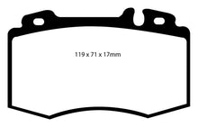 Load image into Gallery viewer, EBC 02-04 Mercedes-Benz C32 AMG (W203) 3.2 Supercharged Redstuff Front Brake Pads

