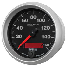 Load image into Gallery viewer, Autometer Electric Programmable 85.7mm Speedometer 160MPH
