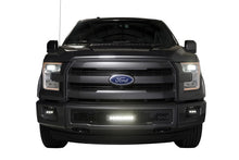 Load image into Gallery viewer, Putco 15-17 Ford F-150 - SS Black Punch Design w/ 10in Luminix Light bar Bumper Grille Inserts

