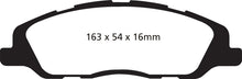 Load image into Gallery viewer, EBC 13-14 Ford Mustang 3.7 (A/T+Performance Pkg) Yellowstuff Front Brake Pads
