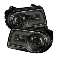 Load image into Gallery viewer, Spyder Chrysler 300C 05-10 Projector Headlights LED DRL Smoke High/Low H7 PRO-YD-C300C-DRL-SM
