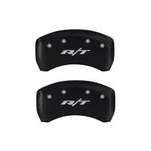 Load image into Gallery viewer, MGP 4 Caliper Covers Engraved Front &amp; Rear RT1-Truck Red finish silver ch
