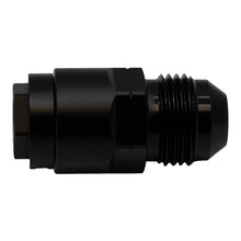 Load image into Gallery viewer, DeatschWerks 8AN Male Flare to 5/16in Female EFI Quick Connect Adapter - Anodized Matte Black
